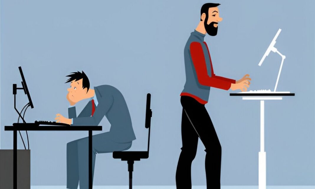 Standing Desk Vs Sitting Desk Which One Is Better Standing Desk Vs Sitting Desk Which One Is Better