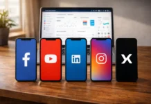 Social Media Account Setup Guide for Bangladeshi Political Leaders: Building Credible Digital Presence Social media account setup guide showing Facebook YouTube LinkedIn Instagram platforms for Bangladesh politicians