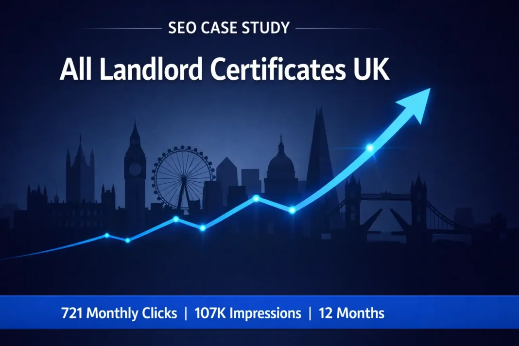 SEO Case Study All Landlord Certificates (UK)