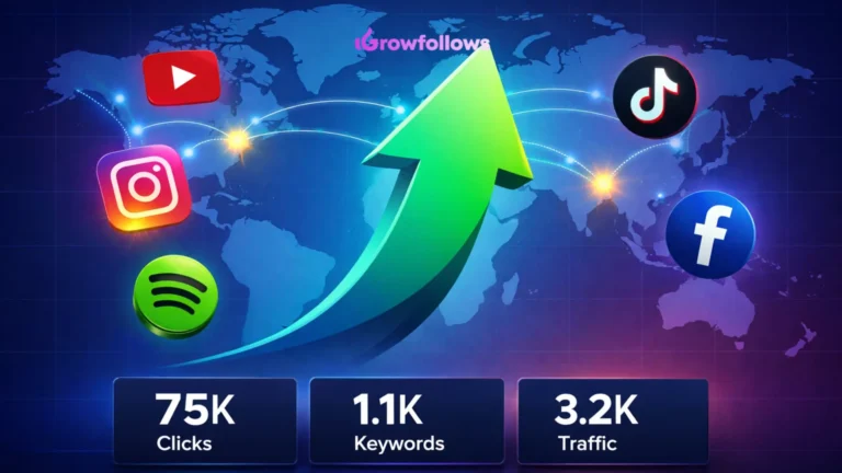 GrowFollows SEO Case Study: 0 to 3,200 Monthly Visitors