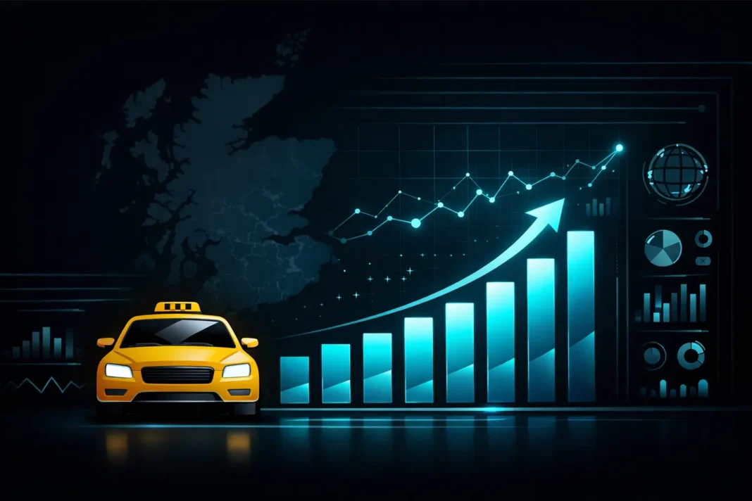 Das Taxis Scotland SEO case study — 167% organic traffic growth in 7 months by Md Faruk Khan