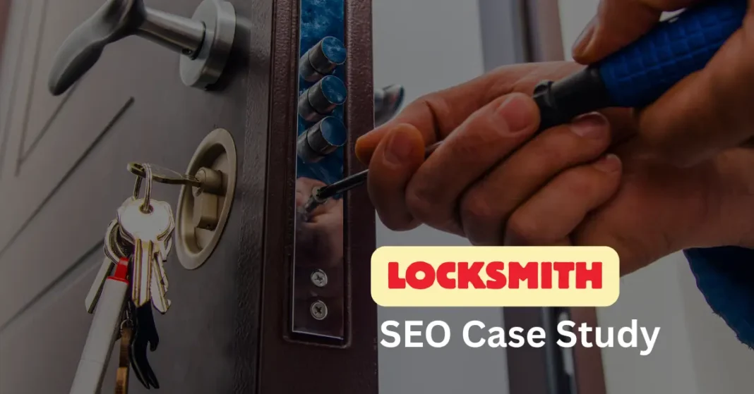Locksmith Dundee SEO case study showing keyword cannibalization fix and content rebuild by Md Faruk Khan