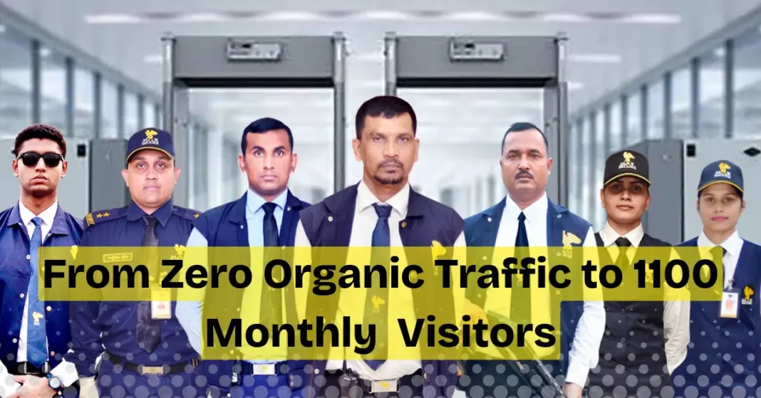 Max Secure Ltd SEO case study showing 6544% organic traffic growth from Khan IT